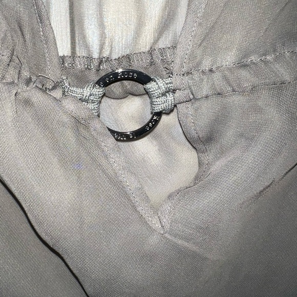 La Vie En Rose Aqua Chiffon Swimsuit Cover - Picture 3 of 10